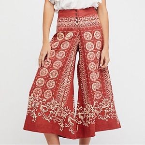 FREE PEOPLE 100% linen Bali Bandana Pant 29